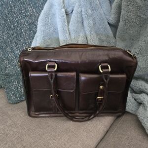 Patricia Nash Dark Brown Leather Handbag